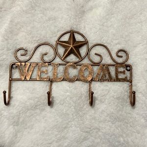 Texas County Western Metal Key Holder